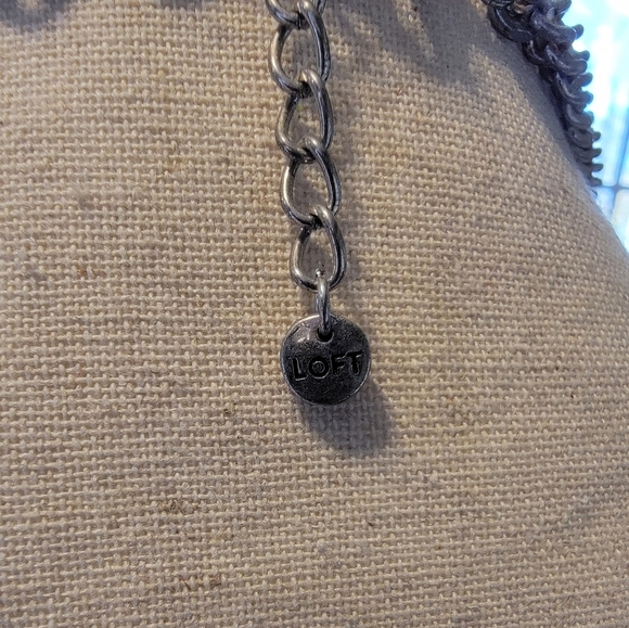 P13 LOFT Chunky Silver-tone Chainlink Necklace - Picture 2 of 2